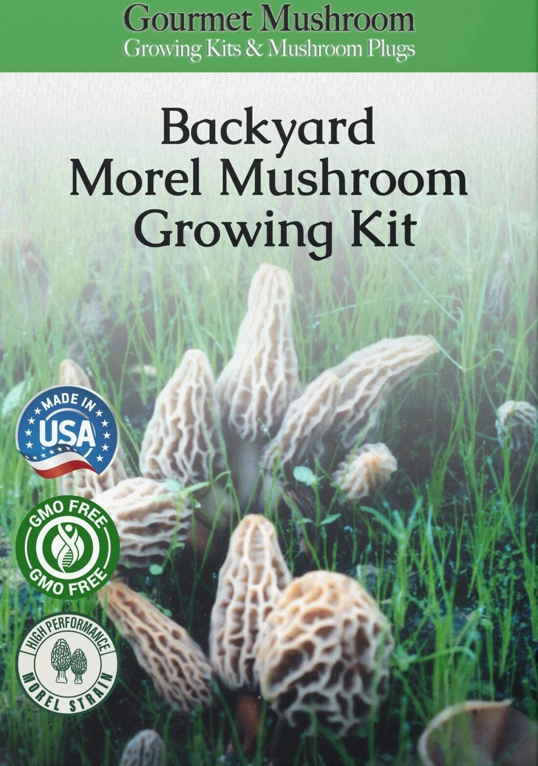 Morel Habitat Kit® - Grow Morels at Home - Morchella esculenta - Mushroom Growing Kit for Backyard Gardening