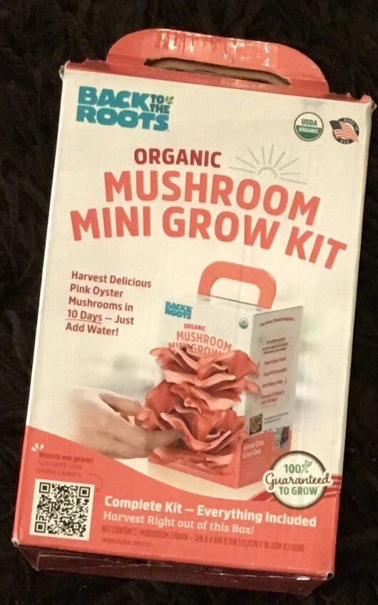 Organic Mushroom Grow Kit - Pink Oyster - 100% Organic & Non-GMO - Back to the Roots