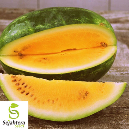 Tendersweet Orange Watermelon Seeds - 50+ Heirloom, Non-GMO, Sweet & Juicy