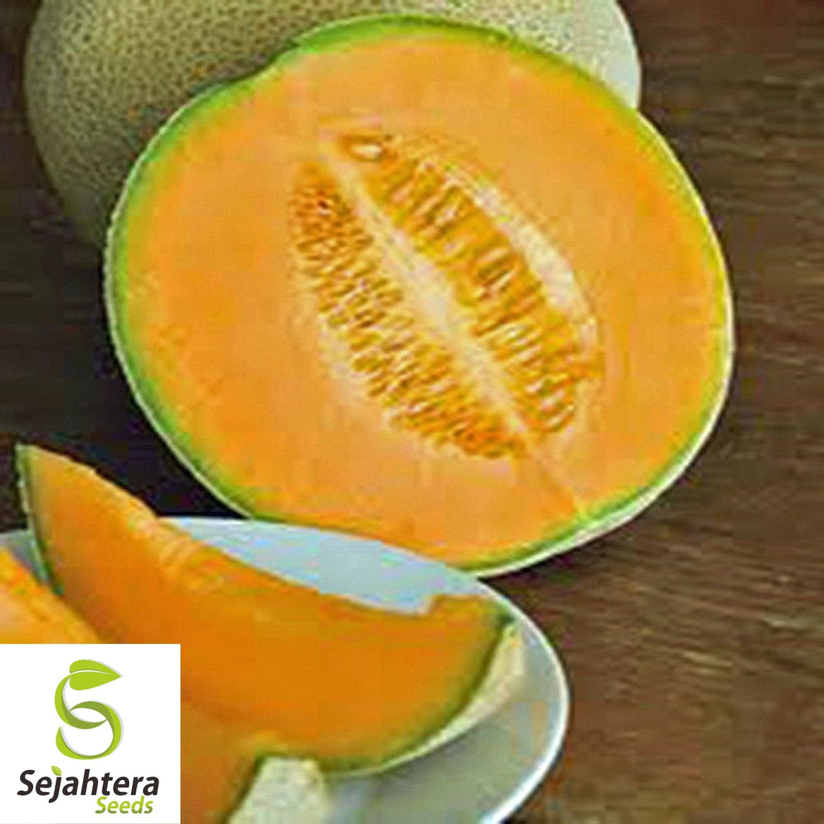 Planters Jumbo Cantaloupe Seeds 50+ | Sweet Muskmelon Fruit NON-GMO USA