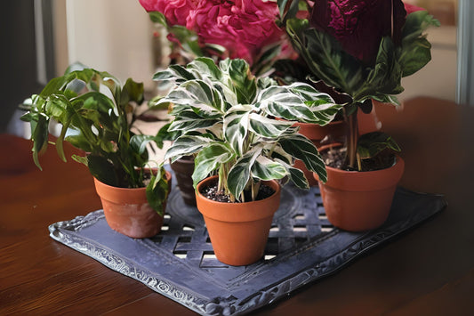 Calathea Houseplant 6 in Pot - Full Size Interior Plant (Calathea spp.)