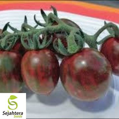 Chocolate Cherry Tomato Seeds - 120+ Heirloom - Super Sweet & Rare - Non-GMO