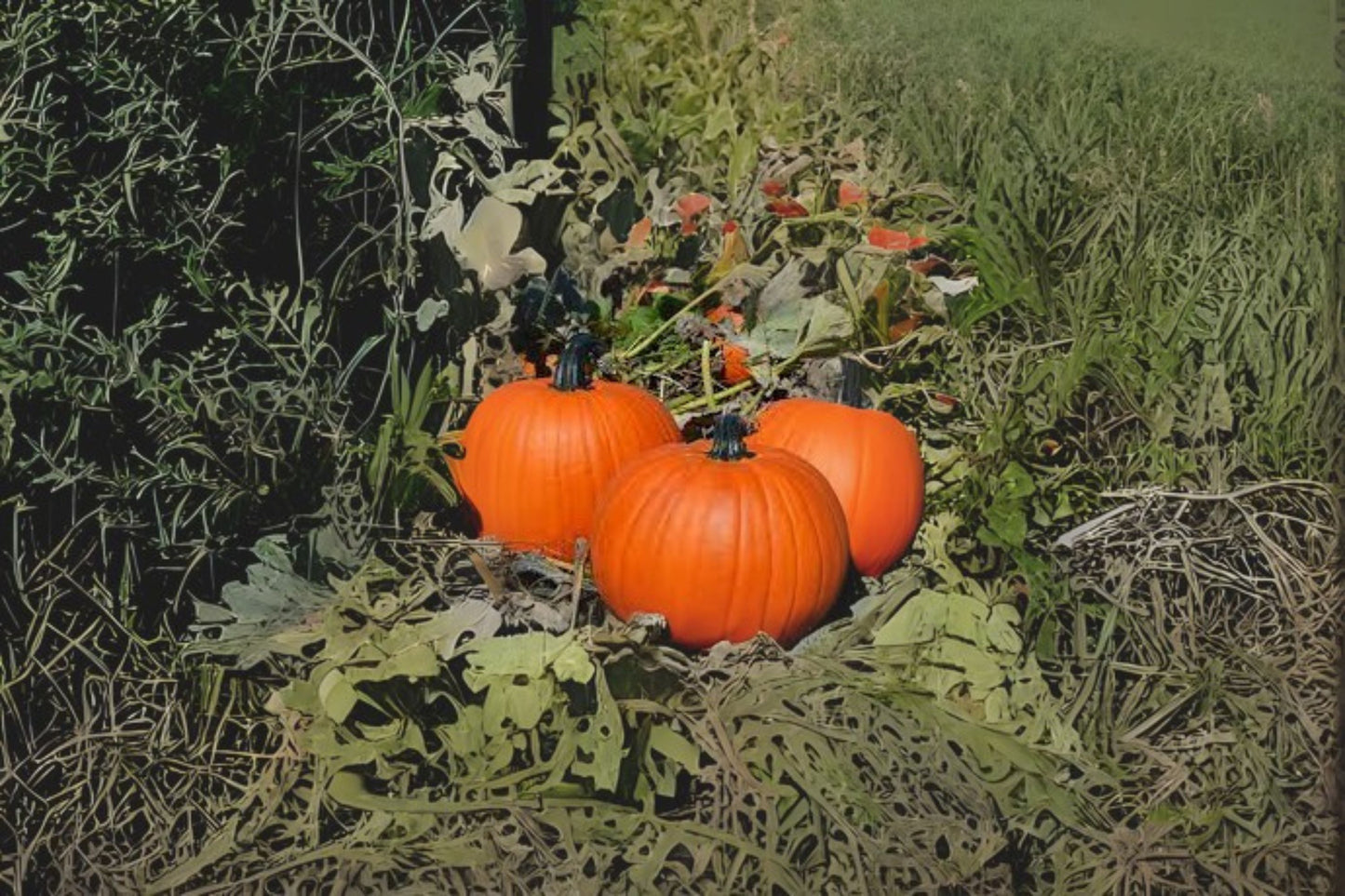 Captain Jack Pumpkin Seeds 20 Pack - Extra-Large Dark Orange Jack-O-Lantern for Carving - Cucurbita pepo