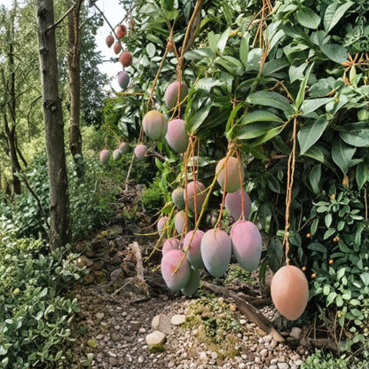 Dwarf Hawaiian Mango Tree – Mangifera indica Grafted Live Tree | 2–4 Feet Tall | Compact Variety  Rich Spicy Flavor | Multiple Crops | Ships to All States