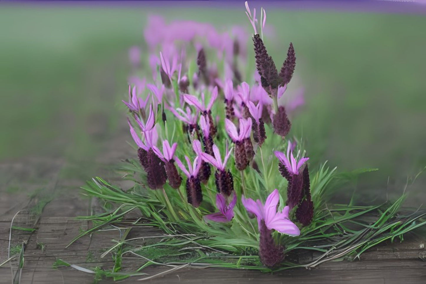 Organic Topped Lavender Seeds - 10 Count - Lavandula stoechas - Aromatic Spanish Lavender for Garden Planting