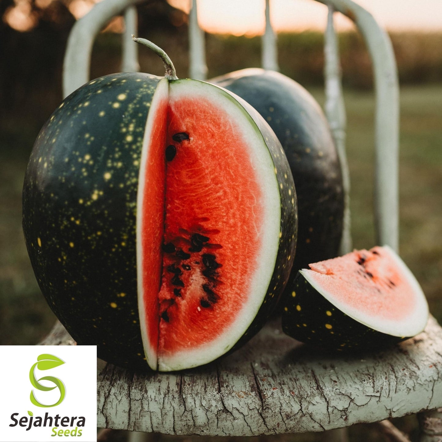 Moon and Stars Red Watermelon Seeds 15 Ct | 15-25 lbs Fruit NON-GMO USA