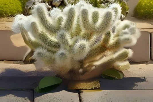 Teddy Bear Cholla Cactus Cuttings (3) - Cylindropuntia bigelovii - Unique Desert Plant for Home & Garden