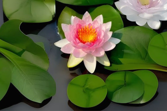 Winter Hardy Lily 3 Pack - Nymphaea 'Madame Wilfron Gonnere' - Pink Double Flowers for Ponds