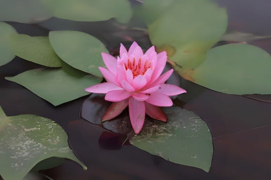 Winter Hardy Lily 3 Pack - Nymphaea 'Firecrest' - Fragrant Pink Flowers for Ponds and Water Gardens