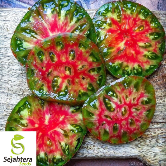 10+ Ananas Noire Tomato Seeds - Black Pineapple, Heirloom, Organic, Rare & Juicy