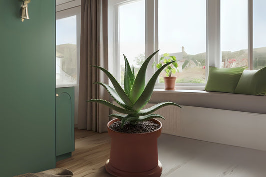 Aloe Vera Plant 6” Pot Size - Succulent Variety - Aloe barbadensis miller - Medicinal & Decorative Indoor Plant