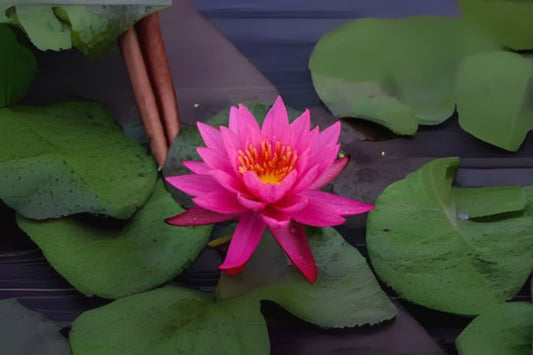 Winter Hardy Lily 3 Pack - Nymphaea 'Bernice Ikins' - Reddish Pink Flowers - Pond Plant for Aquatic Gardens