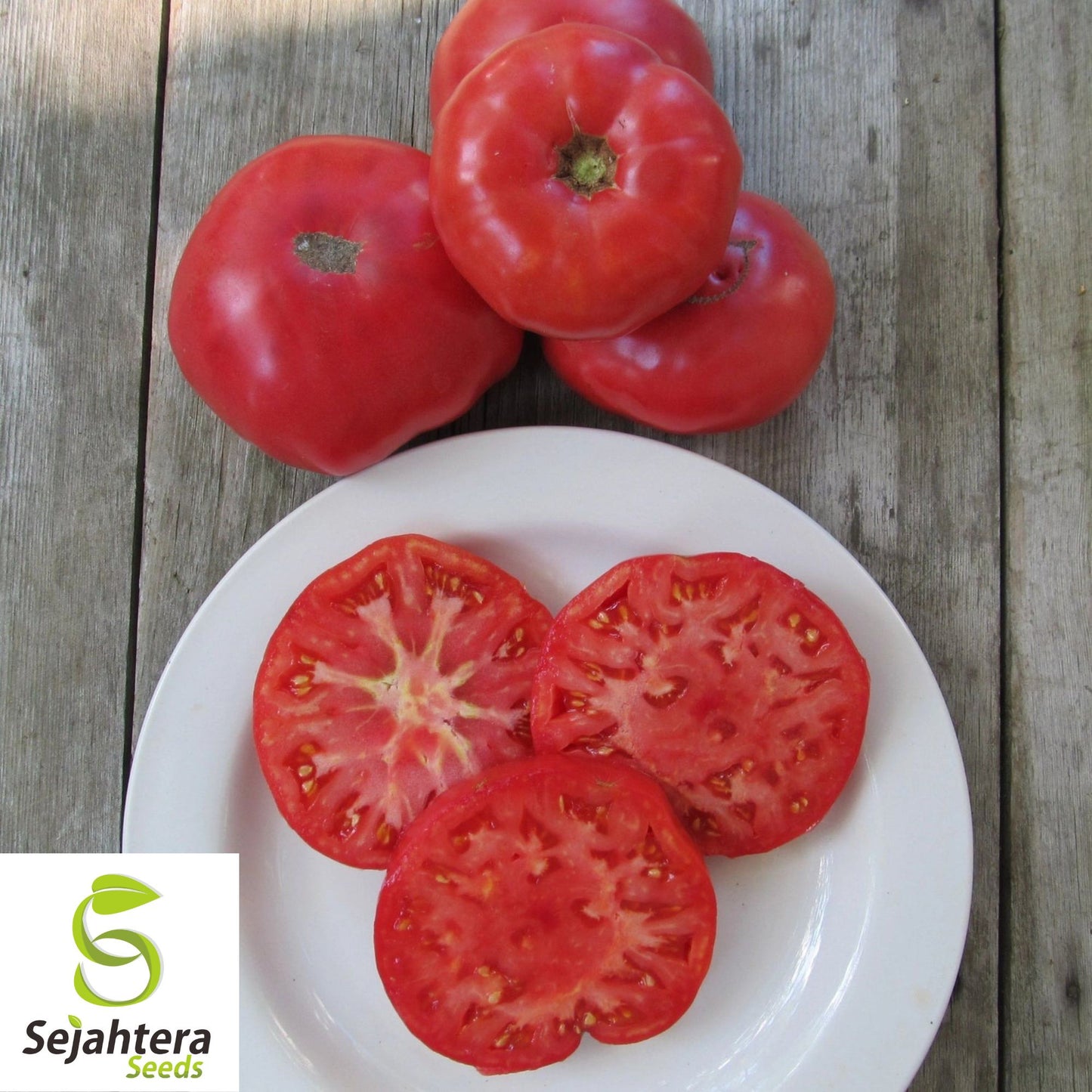 Giant Beefsteak Tomato Seeds - 120+ Heirloom - Huge & Juicy - Organic & Non-GMO