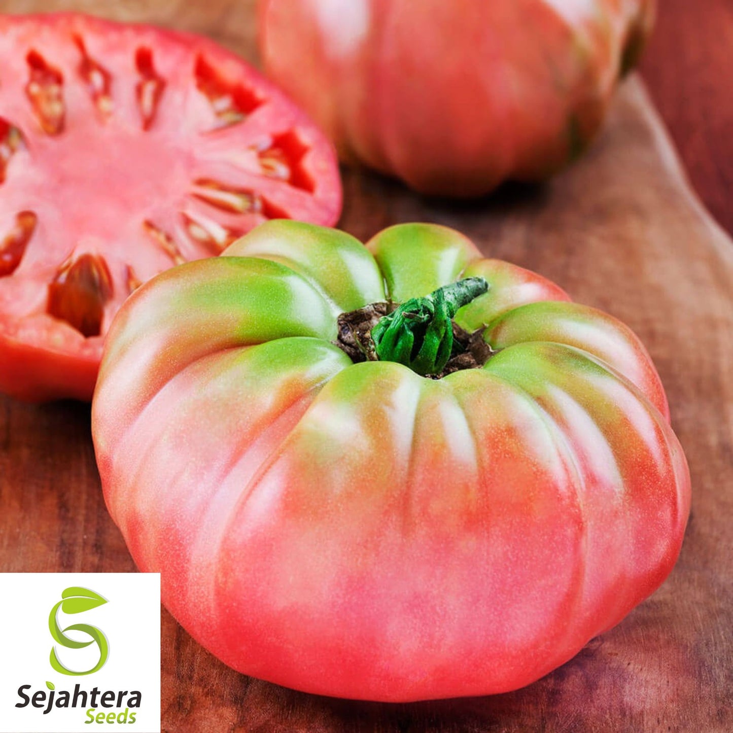 German Johnson Tomato Seeds - 120+ Heirloom, Non-GMO, Large & Juicy