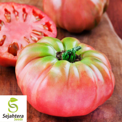 German Johnson Tomato Seeds - 120+ Heirloom, Non-GMO, Large & Juicy
