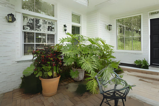 Large Philodendron Selloum Plant, Extra Large Split Leaf, Philodendron Hope, Full Rooted, Tropical Houseplant