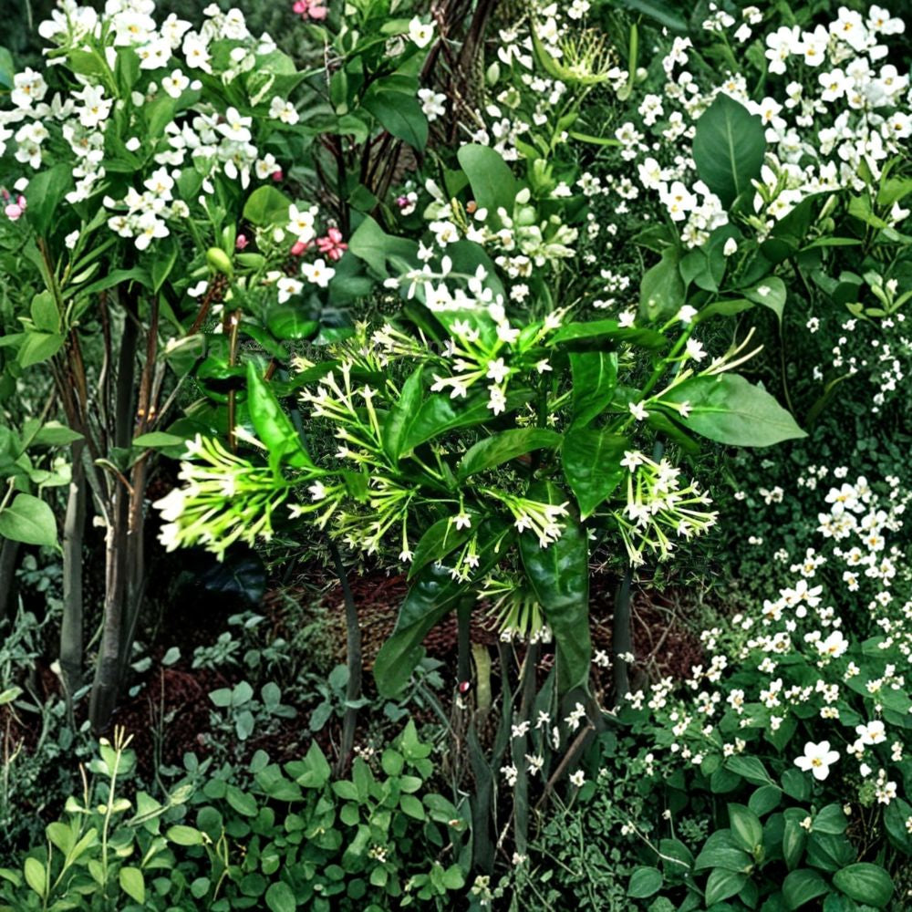 Night Blooming Jasmine – Cestrum nocturnum Live Plant | 1 Foot Tall | Includes 1 Gallon Nursery Pot  Intensely Fragrant Night Blooms | Tropical Evergreen Shrub | Patio Favorite