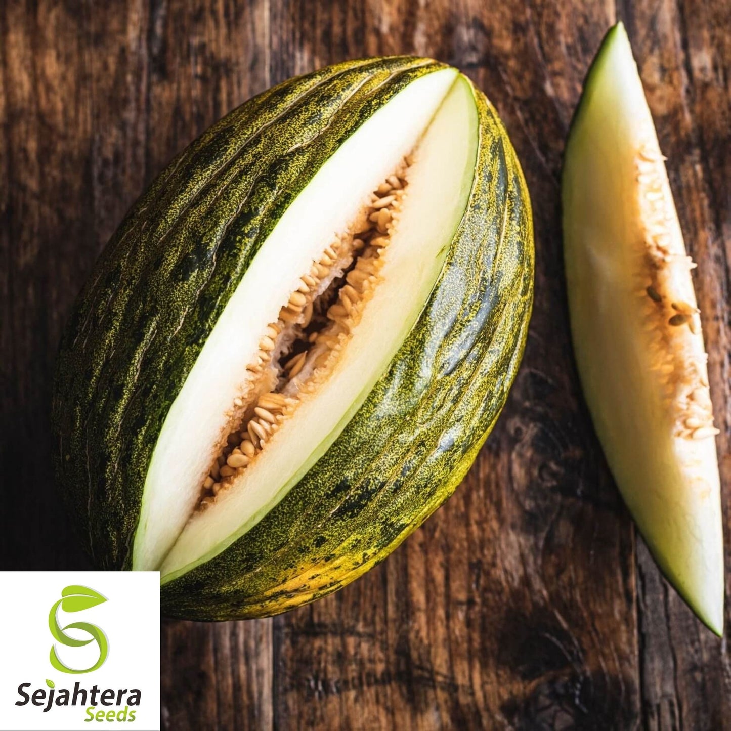 Piel de Sapo Melon Seeds 25+ | Sweet "Santa Claus" Fruit NON-GMO USA