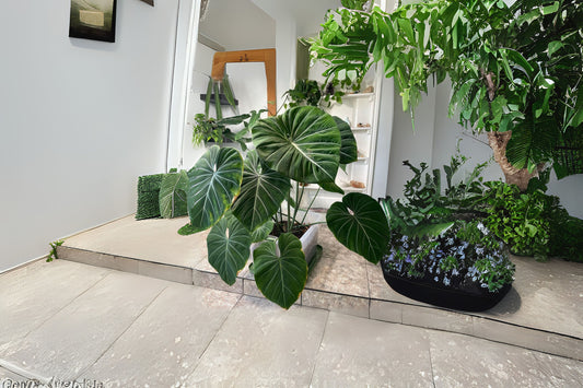 Philodendron ‘Gloriosum’ 3 Gallon Pot - Tropical Houseplant for Indoor Gardening - Philodendron gloriosum
