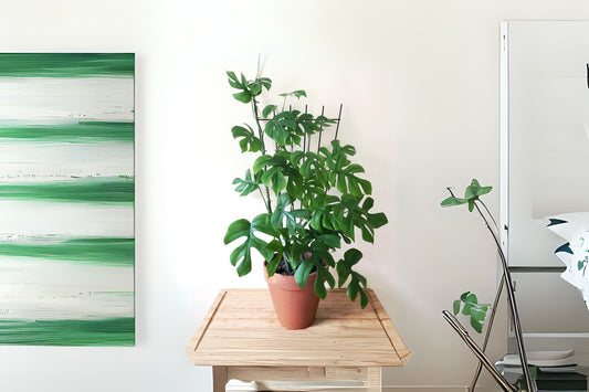Mini Monstera Plant - 6in Split-Leaf Philodendron Ginny - Rhaphidophora tetrasperma - Full Rooted Indoor Tropical Vine