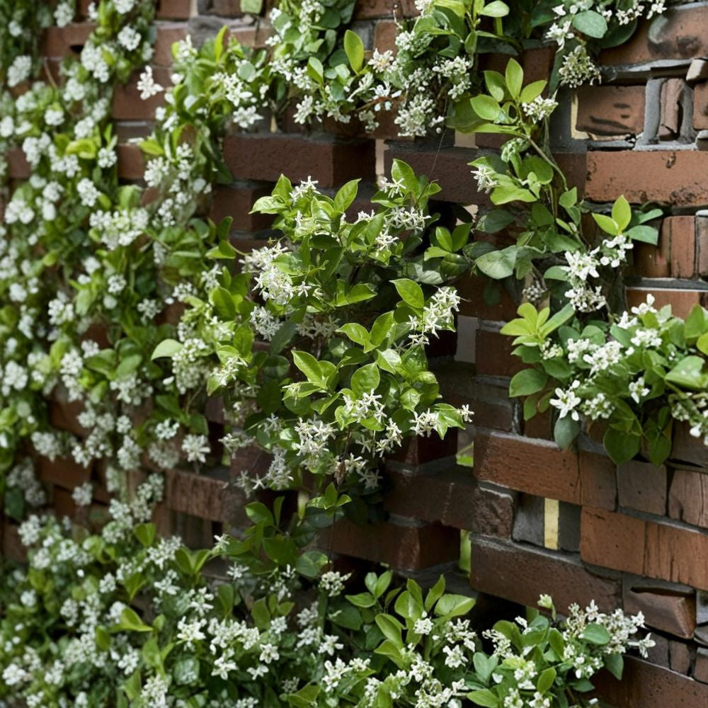 Star Jasmine ‘Madison’ – Trachelospermum jasminoides Live Plant | 2 Feet Tall | Includes 1 Gallon Nursery Pot  Fragrant Climbing Vine | Creamy White Flowers | Evergreen Foliage
