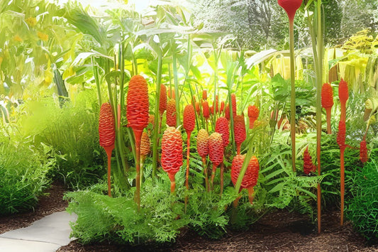 Shampoo Ginger Rhizomes - 6 Fresh Zingiber zerumbet - Tropical Awapuhi Kuahiwi - Natural Shampoo Gel Harvest