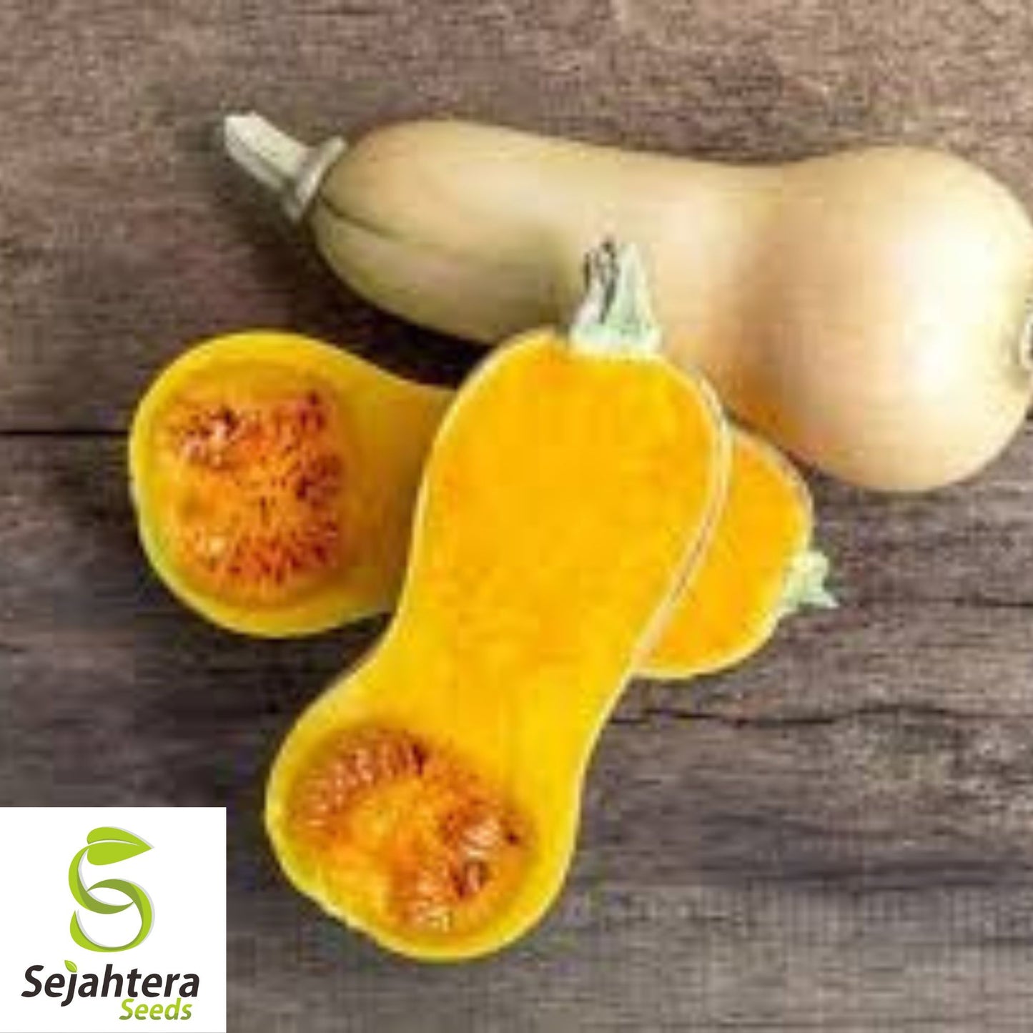 25 Butternut Waltham Squash Seeds - Winter Vegetable, Non-GMO, Sweet & Nutty