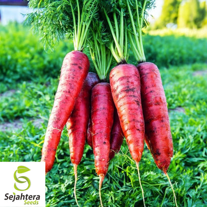 Atomic Red Carrot Seeds 150+ | NON-GMO Heirloom Vegetable Garden USA