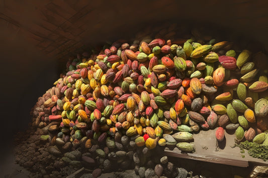 Fresh Cacao Pods 3 lbs Theobroma cacao Organic Chocolate Making Pods, Natural Harvest from Puerto Rico
