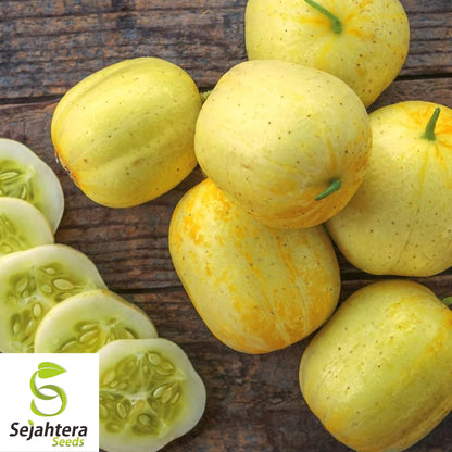 60+ Lemon Cucumber Seeds - Heirloom, Non-GMO & Unique Garden Variety