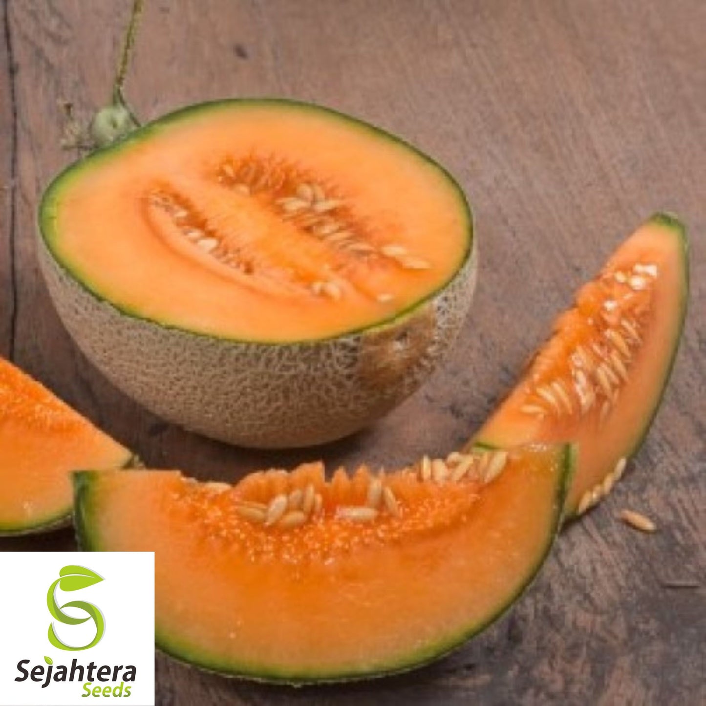 50+ Top Mark Cantaloupe Seeds - Non-GMO Cucumis Melo, Sweet Melon Variety