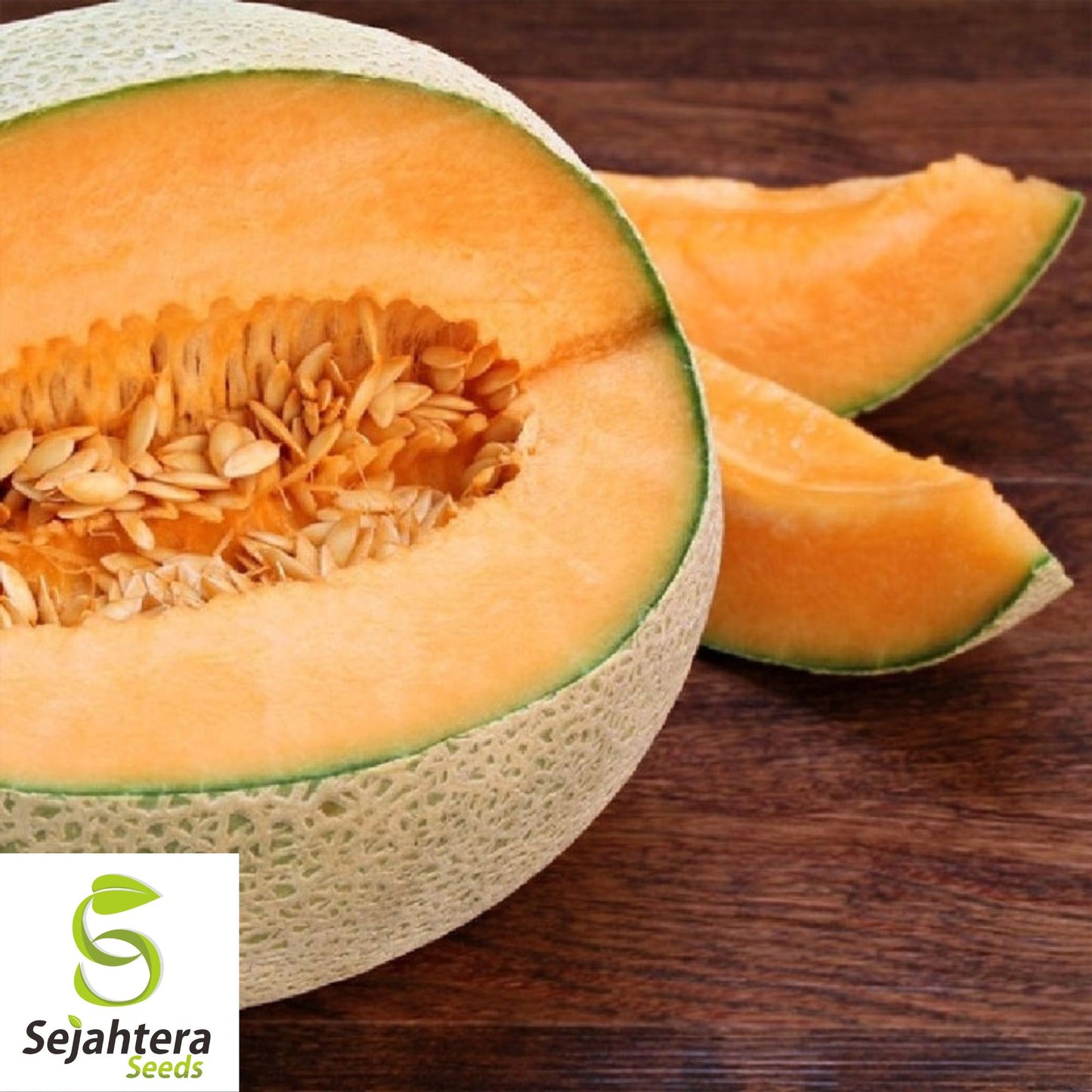 50+ Top Mark Cantaloupe Seeds - Non-GMO Cucumis Melo, Sweet Melon Variety