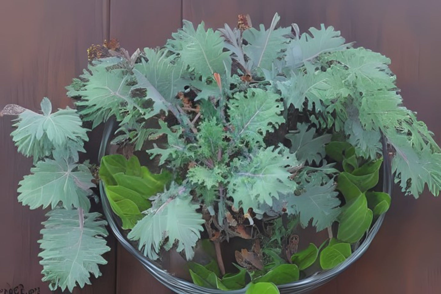 Red Russian Kale (Brassica napus var. Red Russian)
