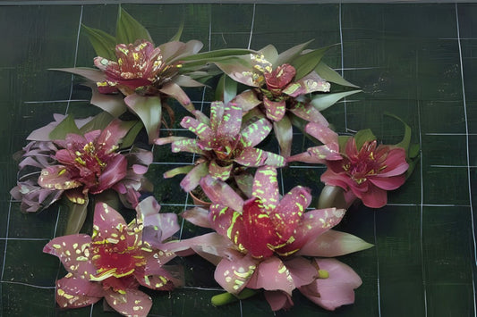 Bromeliad Plant 6" Neoregelia 'Green Eyes' - Tropical Houseplant, Indoor Decor, Easy Care, Air Purifying Plant