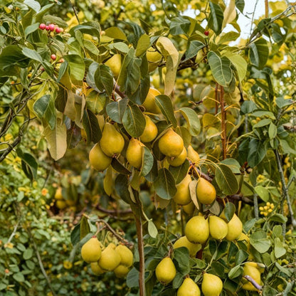 Yellow Pear Tree – Pyrus spp. 10 Seeds | Cold Hardy | Sweet Dessert Pear  Zone 4–9 | Self-Pollinating | Long-Lived Tree