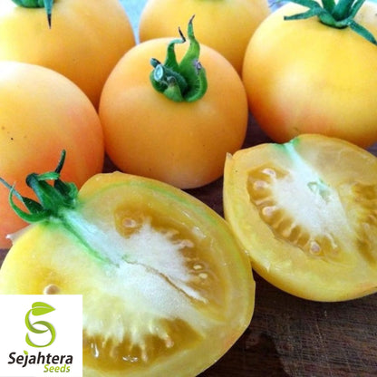 30 Garden Peach Tomato Seeds - Non-GMO, Sweet & Unique Heirloom