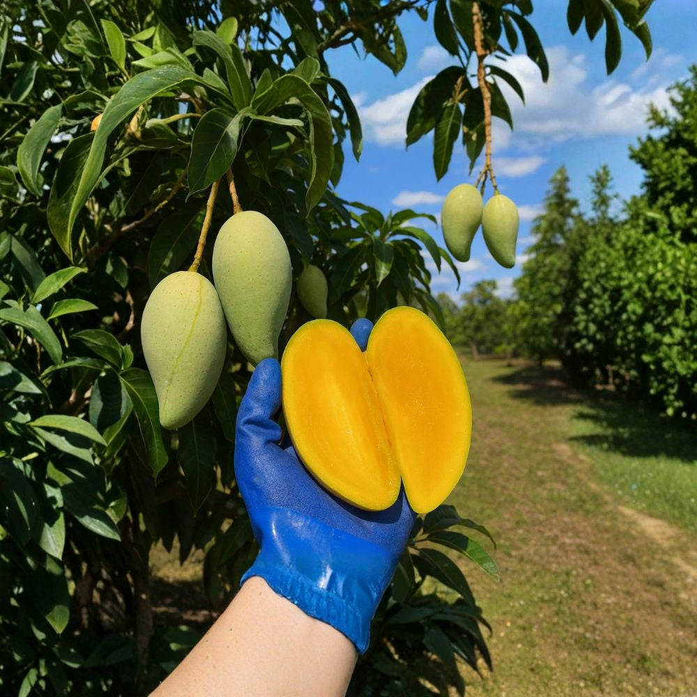 Nam Doc Mai Mango Tree – Mangifera indica Live Seedling | USDA Certified | Thai Tropical Variety  Sweet Aromatic Lineage | Vigorous Growth | Collector Favorite