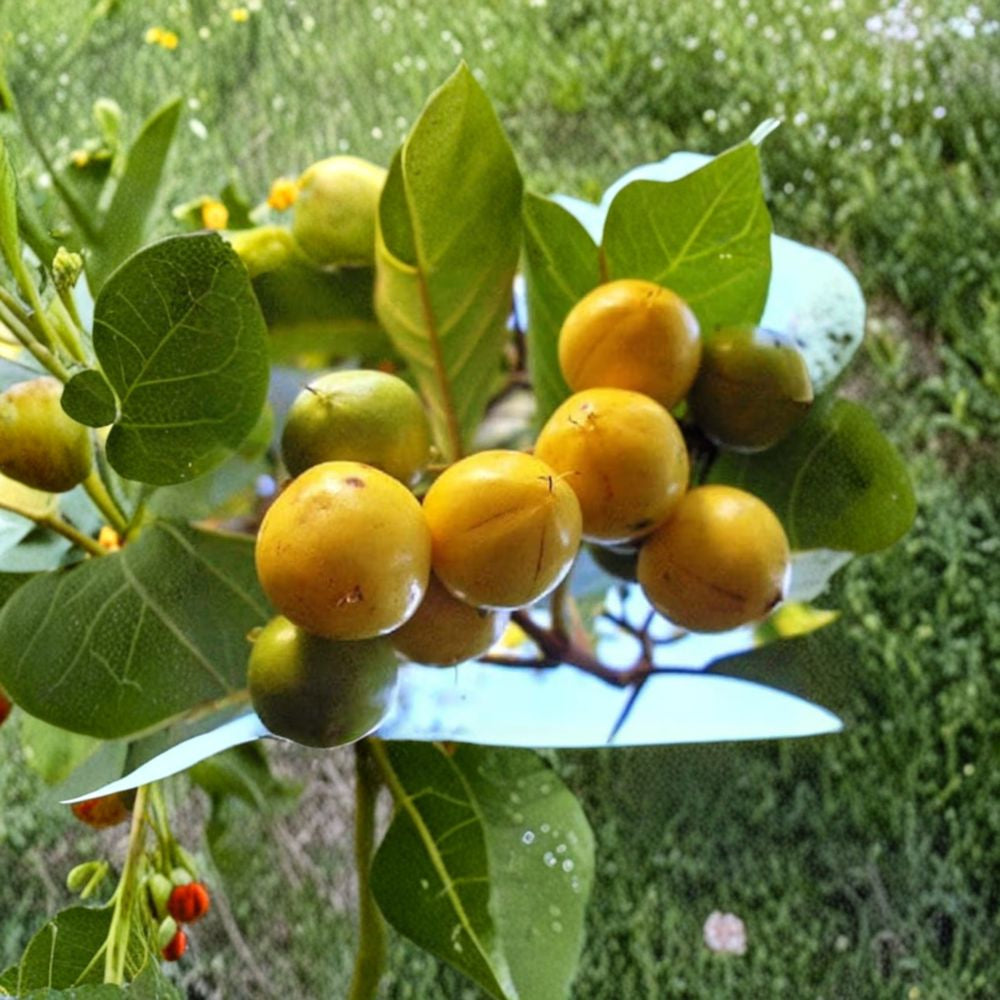 Nance Tree – Byrsonima crassifolia Live Tropical Fruit Tree | 2–3 Feet Tall | Includes 3 Gallon Pot  Fast Growing | Yellow-Orange Fruit | Drought Tolerant