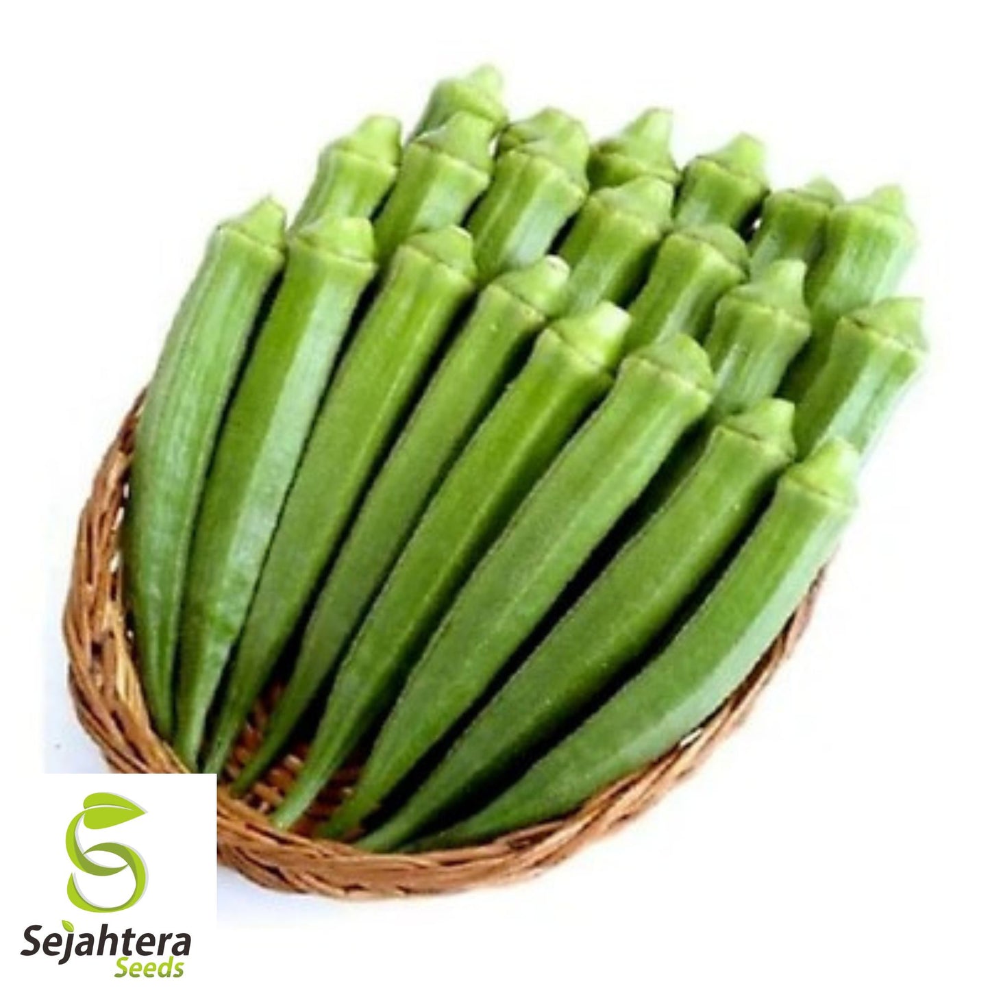 Perkins Long Pod Okra Seeds - 100+ Heirloom - Non-GMO & High-Yielding - Fresh