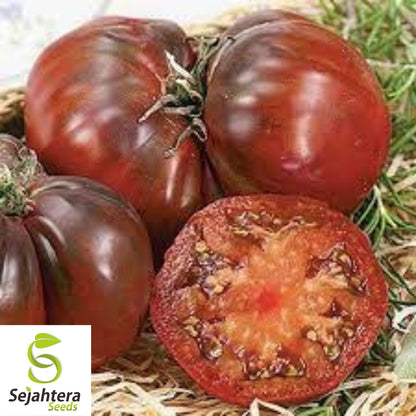 European Black Cherry Tomato Seeds - 100+ Organic Heirloom - Sweet & Rare