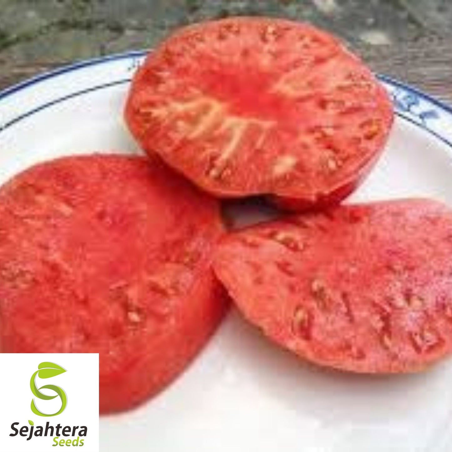 German Johnson Tomato Seeds - 120+ Heirloom, Organic, Non-GMO & Large