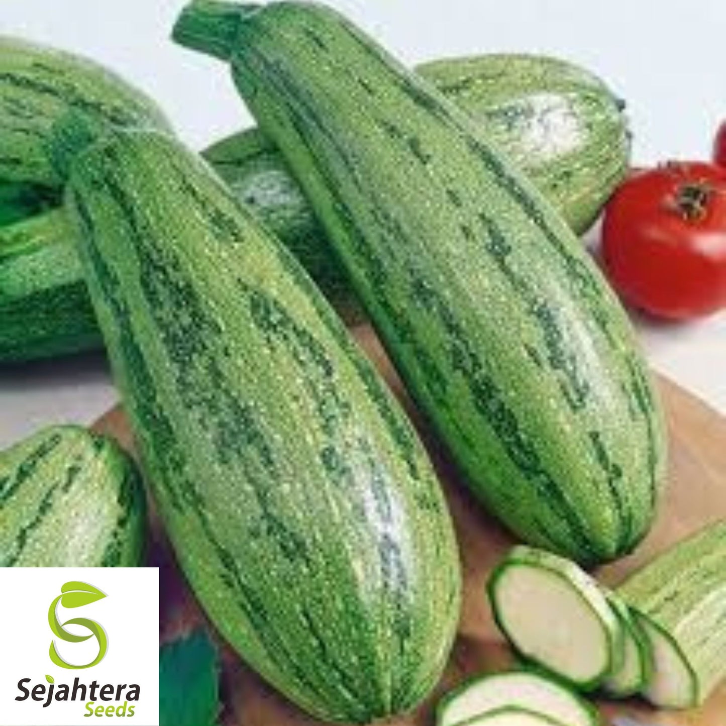 15 Caserta Zucchini Squash Seeds - Non-GMO, Summer Heirloom Variety