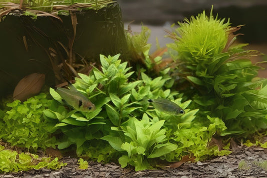 Staurogyne Repens Aquarium Plant Portion Cup 3.5 oz - Freshwater Ground Cover - Low Maintenance (Staurogyne repens)