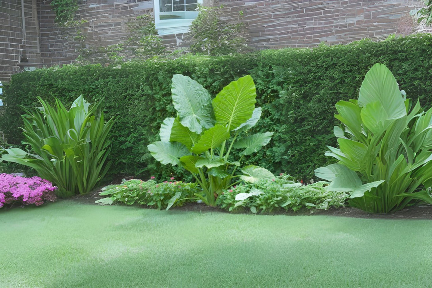 Alocasia Low Rider Plant - Dwarf Elephant Ear - Green Foliage - Alocasia spp. - Ideal Indoor Houseplant for Small Spaces