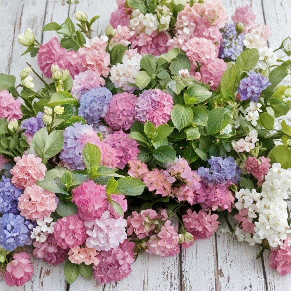 Hydrangea ‘LA Dreamin’ – Live Starter Plant | 3–5 Inches Tall | Pink & Blue Blooms | Reblooming Bigleaf Hydrangea | Color Changing Shrub