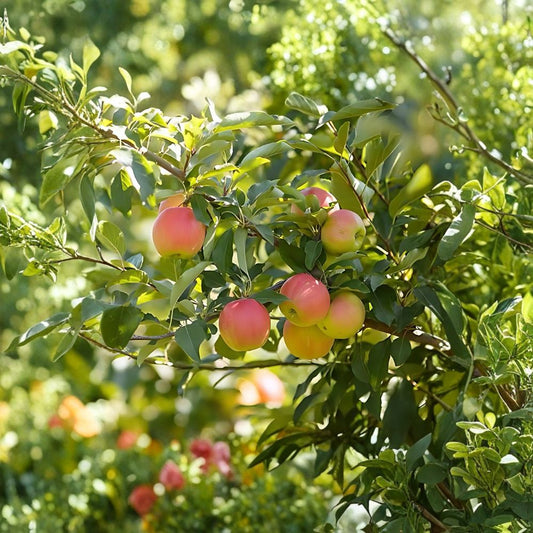 Fuji Apple Tree – Malus domestica | Live Fruit Tree 2 ft Tall | Sweet Crisp Apples | Bare Root Ready to Plant