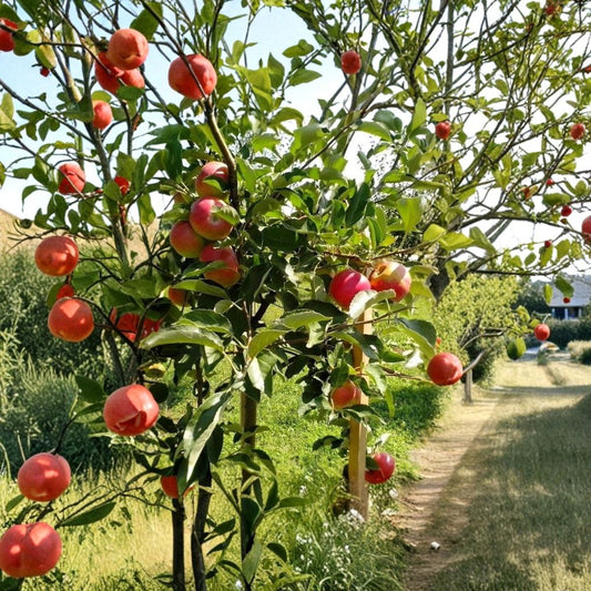 Pink Lady Apple Trees – Malus domestica ‘Cripps Pink’ | 2 Live Fruit Trees 18–24 Inches | Bare Root Orchard Trees | Sweet Crisp Apples