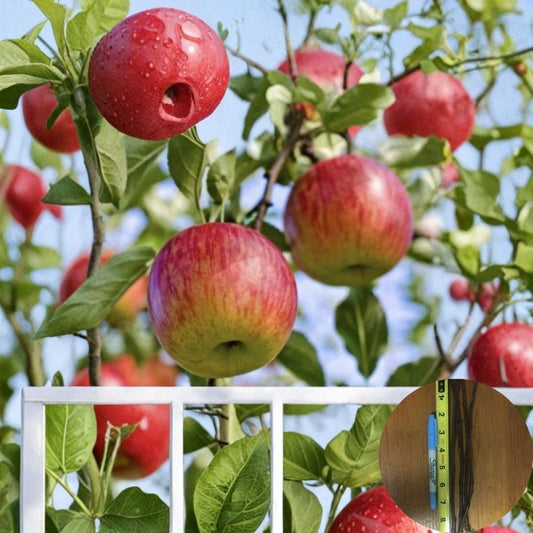 Fuji Apple Scion Wood – 3 Fresh Cuttings for Grafting | 6–8 Inches Long | Crisp Sweet Apple Variety | Fruit Tree Propagation
