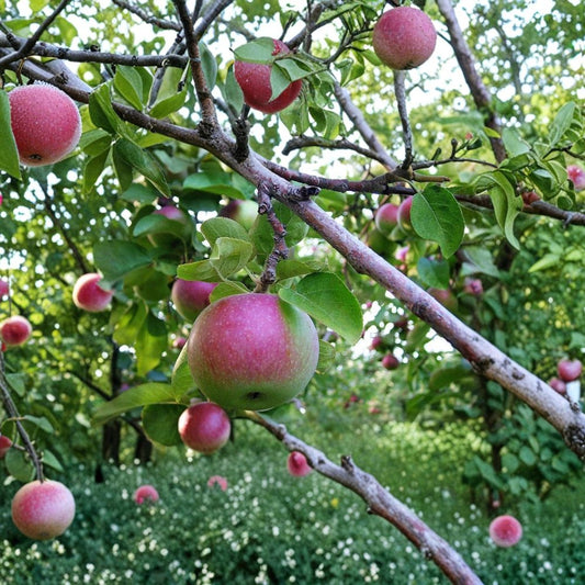 Fuji Dwarf Apple Tree Seeds – Malus pumila | 5 Seeds | Compact Fruit Tree Variety | Home Orchard & Garden Growing