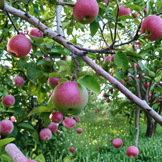 Dwarf Apple Tree Seeds – Malus pumila | 5 Seeds | Compact Fruit Tree Seeds | Heirloom Apple Growing Seeds